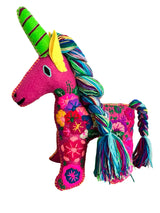 Embroidered felt unicorns - FolkProject