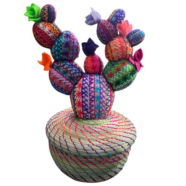 Tortillero Nopal cactus basket - FolkProject