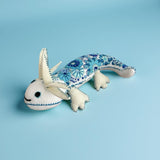 Embroidered felt ajolote - FolkProject