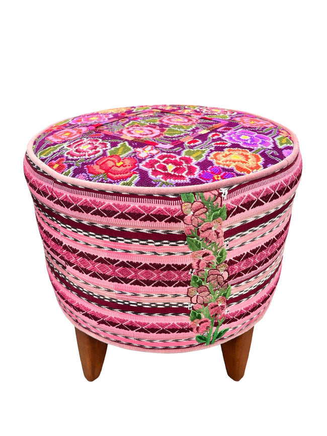 Iraci stool mauve/pink - FolkProject
