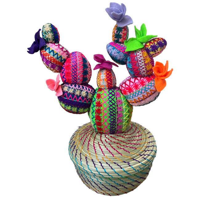 Tortillero Nopal cactus basket - FolkProject