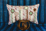 Embroidered Sofia lumbar pillow - FolkProject
