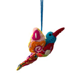 Hummingbird charm/ornament multicolor -