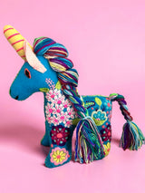 Embroidered felt unicorns - FolkProject