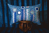 Embroidered Sofia lumbar pillow - FolkProject