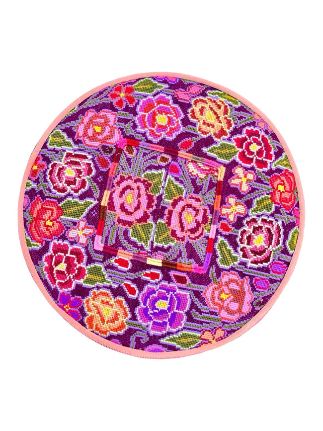 Iraci stool mauve/pink - FolkProject