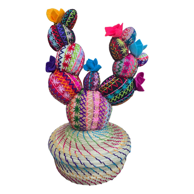 Tortillero Nopal cactus basket - FolkProject