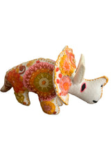 Embroidered felt triceratops dinosaurs - FolkProject