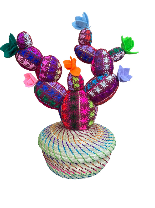 Tortillero Nopal cactus basket - FolkProject