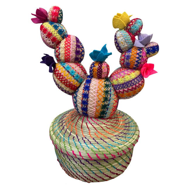 Tortillero Nopal cactus basket - FolkProject