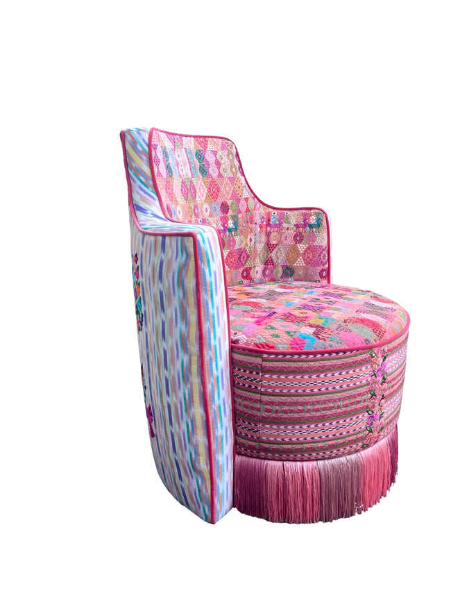 Sol y Luna armchair and stool third party view 2- FolkProject