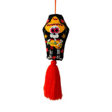 Coffin Catrina, Mariachi and Calaca Day of Dead Ornament -