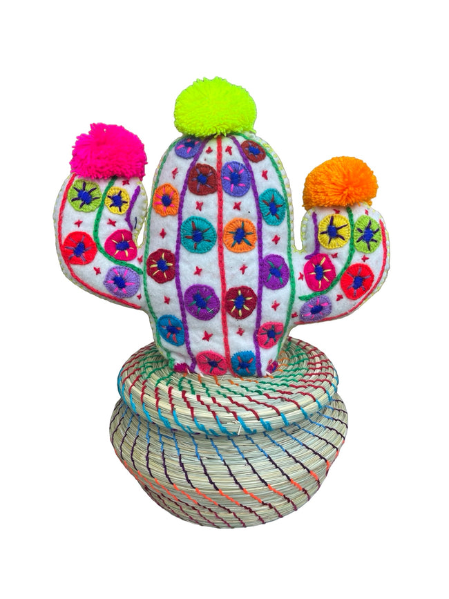 Tortillero Nopal cactus basket - FolkProject