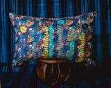 Embroidered Sofia lumbar pillow - FolkProject