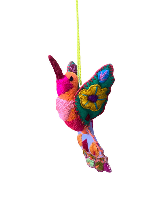 Hummingbird charm/ornament multicolor -