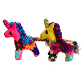 Embroidered Felt Unicorn Ornament