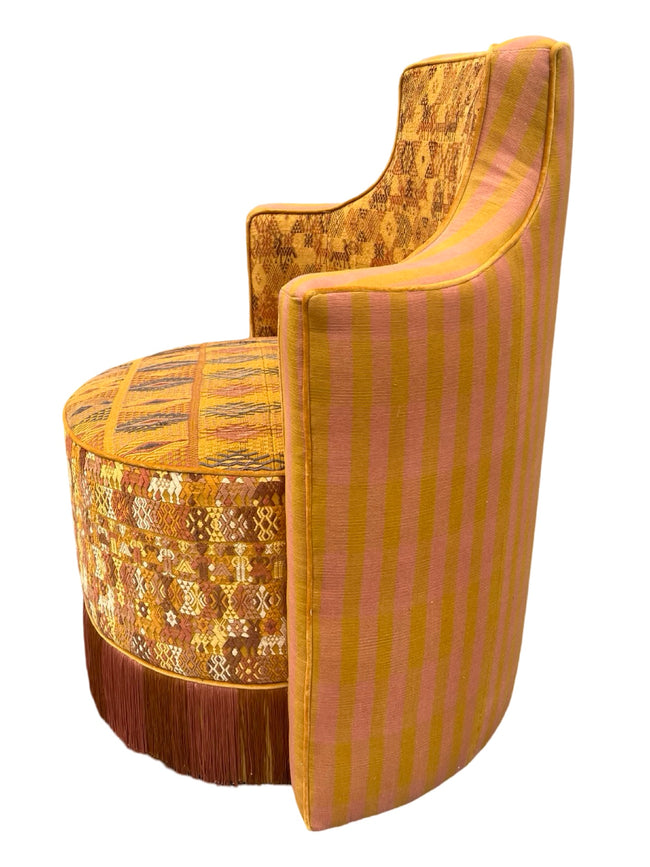 Sol y Luna armchair mustard profile view- FolkProject