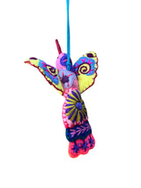 Hummingbird charm/ornament multicolor -