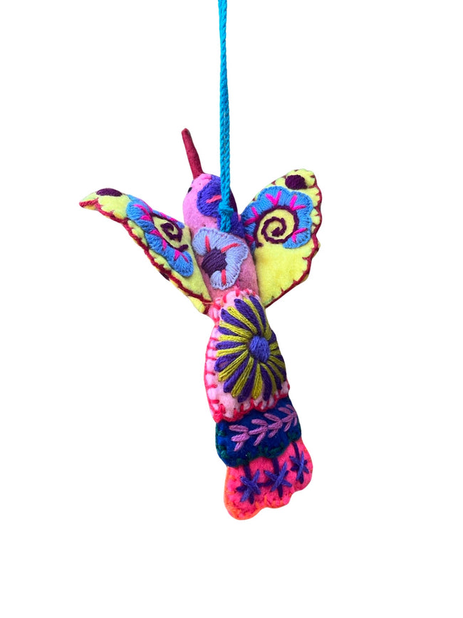 Hummingbird charm/ornament multicolor -