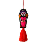 Coffin Catrina, Mariachi and Calaca Day of Dead Ornament -