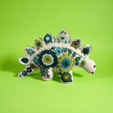 Embroidered felt stegosaurus - FolkProject