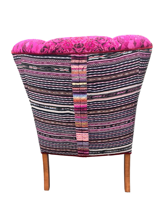 Magda armchair back view- FolkProject