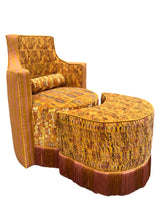 Sol y Luna armchair and stool mustard- FolkProject