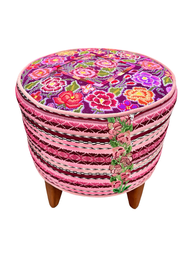 Iraci stool mauve/pink - FolkProject