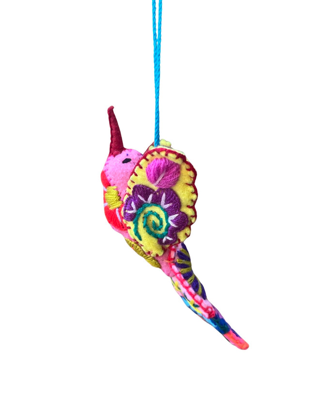 Hummingbird charm/ornament multicolor -