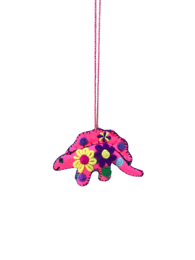 Felt stegosaurus ornament - FolkProject