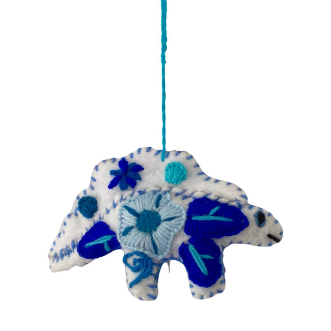 Felt stegosaurus ornament - FolkProject