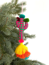 Cactus candelabra pom tassel - FolkProject